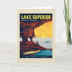 Underbara Sjöar Sjö Superior Kort