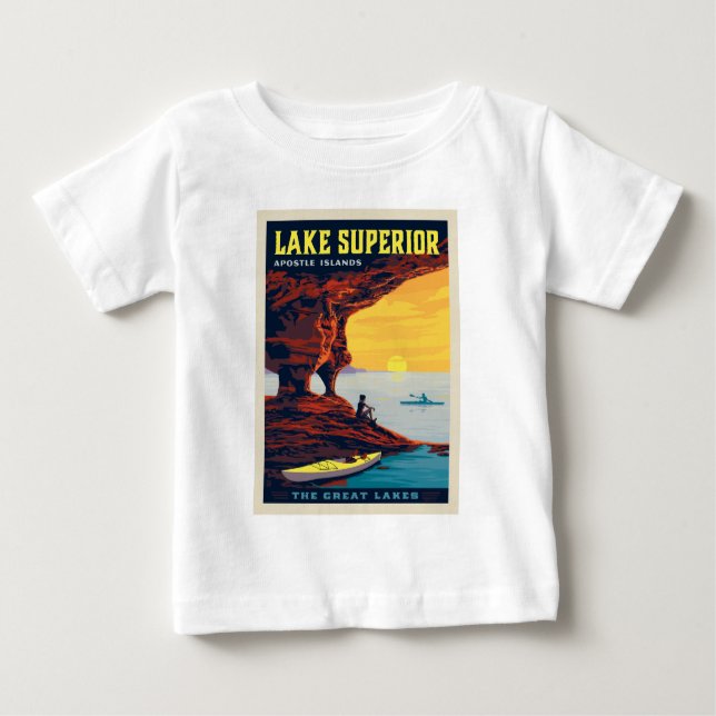 Underbara Sjöar | Sjö Superior T Shirt (Framsida)