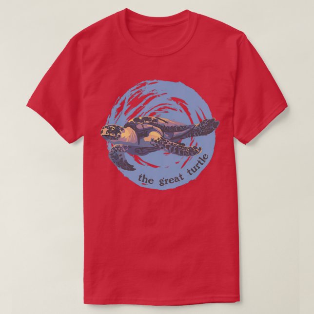 Underbara sköldpaddan t shirt (Design framsida)