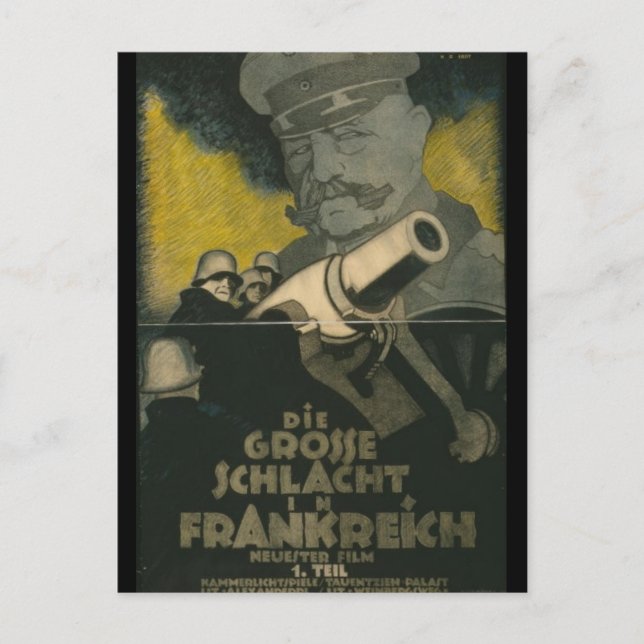 Underbara slaget i Frankrike Vykort (Framsida)