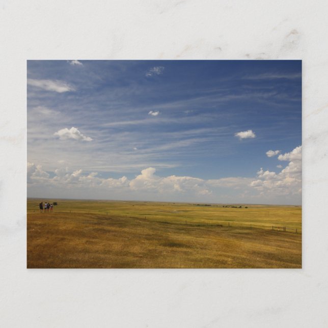 Underbara slätter i South Dakota under sommaren Vykort (Framsida)