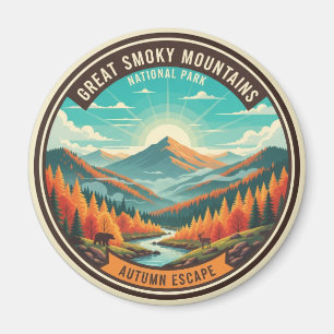 Underbara Smoky Mountains Souvenir Magnet