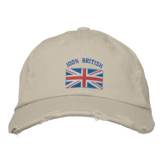 Underbara Storbritannien broderade hat Broderad Keps