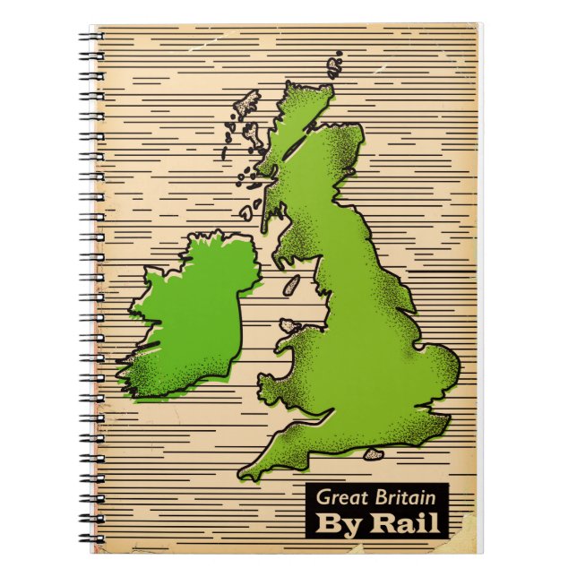 Underbara Storbritannien efter paketresa Anteckningsbok (Framsidan)