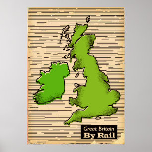 Underbara Storbritannien efter paketresa Poster