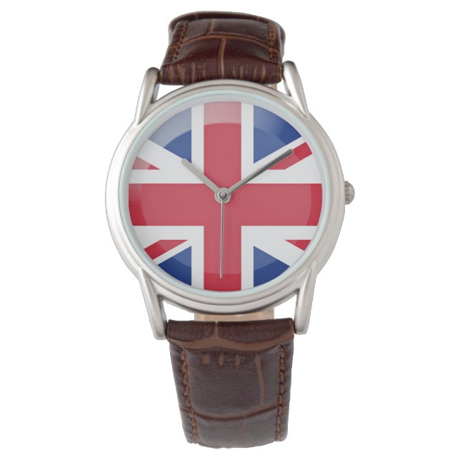 Underbara Storbritannien-flagga Armbandsur (Framsida)