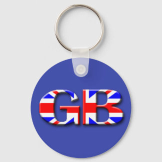 Underbara Storbritannien-Flagga Nyckelring