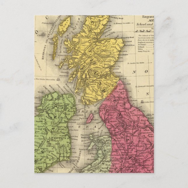 Underbara Storbritannien och Irland Vykort (Framsida)