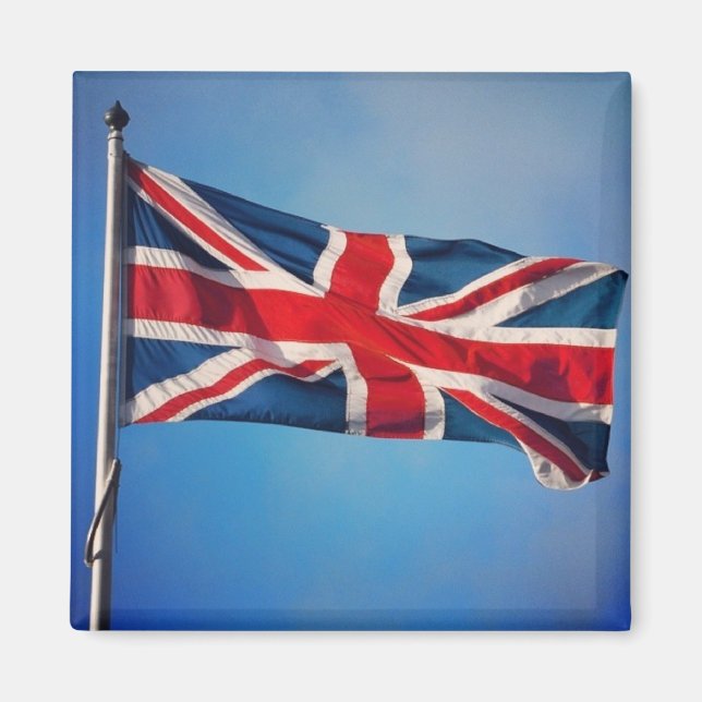 Underbara Storbritannien - Union flagga Magnet (Framsidan)