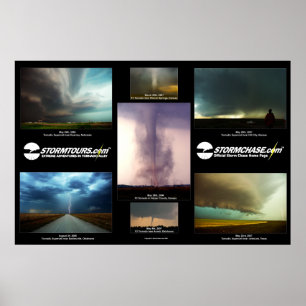 Underbara storms of Tornado Alley Poster