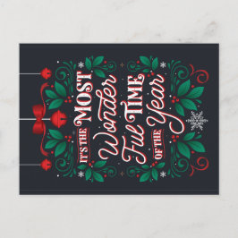 Underbara Time av årsvykortet Helg Vykort