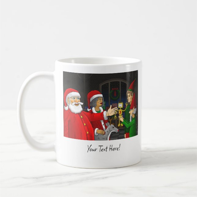 Underbara Tomteverkstaden Kaffemugg (Vänster)