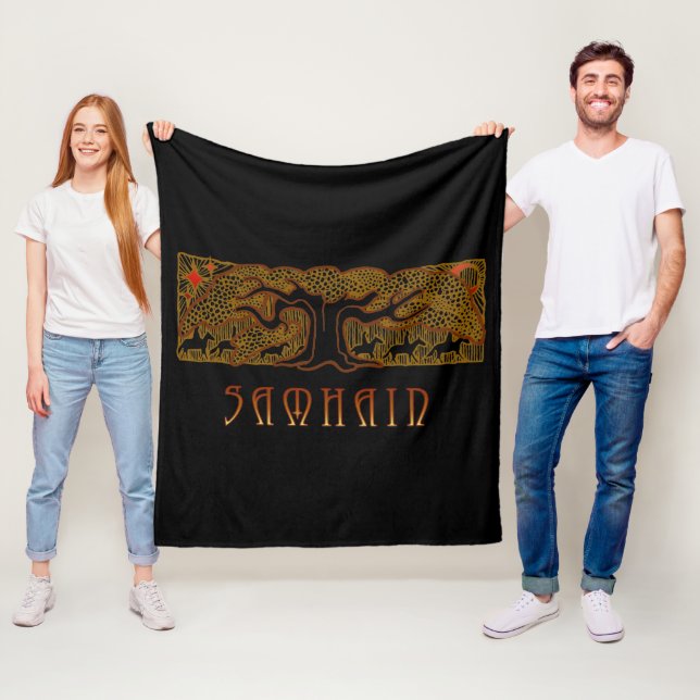 Underbara Träd Fleecefilt (På plats)