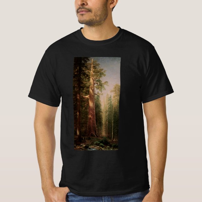 Underbara Träd, Mariposa Grove, CA av Bierstadt Tee (Framsida)