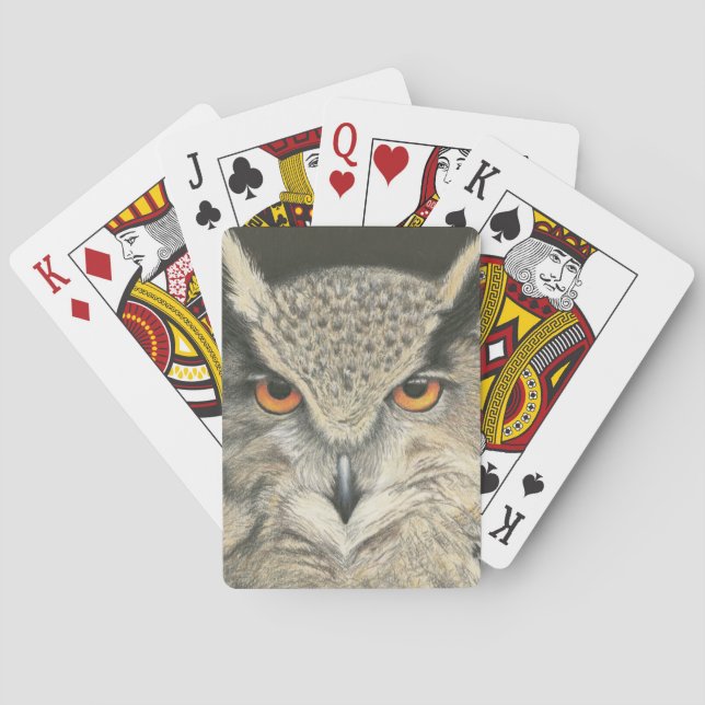 Underbara Uggla Casinokort (Baksidan)