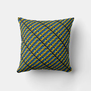Underbara ukrainska nationalflagga kudde