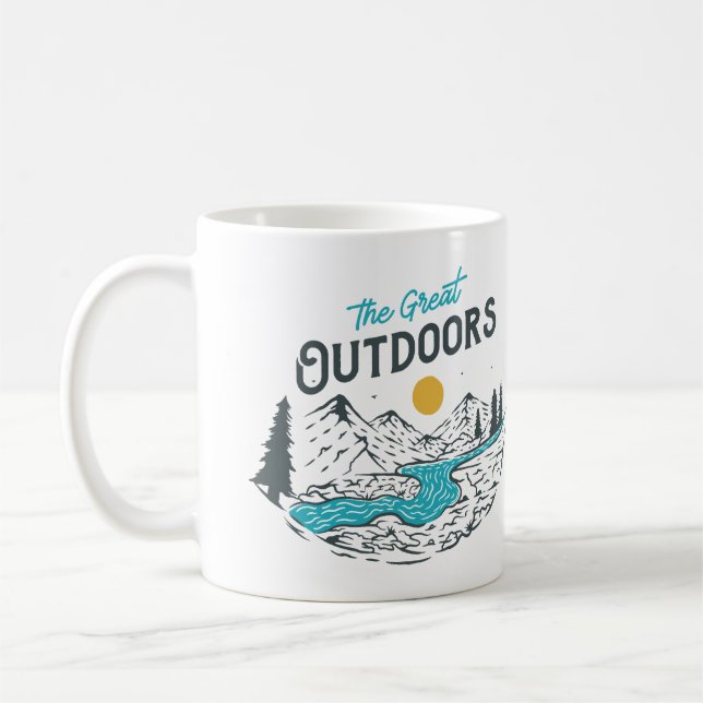 Underbara utomhus 2 kaffemugg (Vänster)