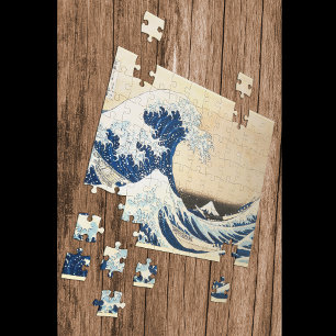 Underbara vågen av Kanagawa av Hokusai Pussel