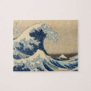 Underbara vågen av Katsushika Hokusai Pussel