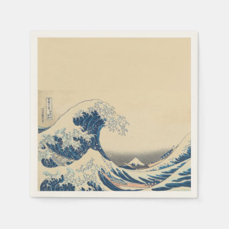 Underbara vågen - japansk konst pappersservett