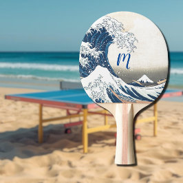 Underbara vågen - japansk konst pingisracket