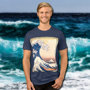 Underbara vågen - japansk konst t shirt