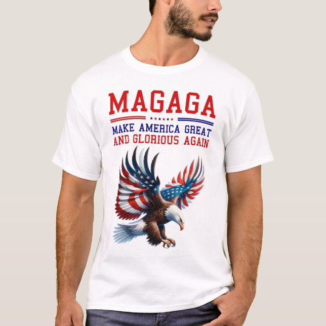 Underbara val i Amerika och Glorious T Shirt (Framsida)