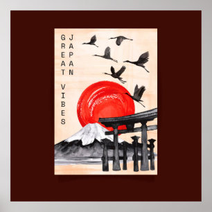 Underbara Vibes Japan Poster