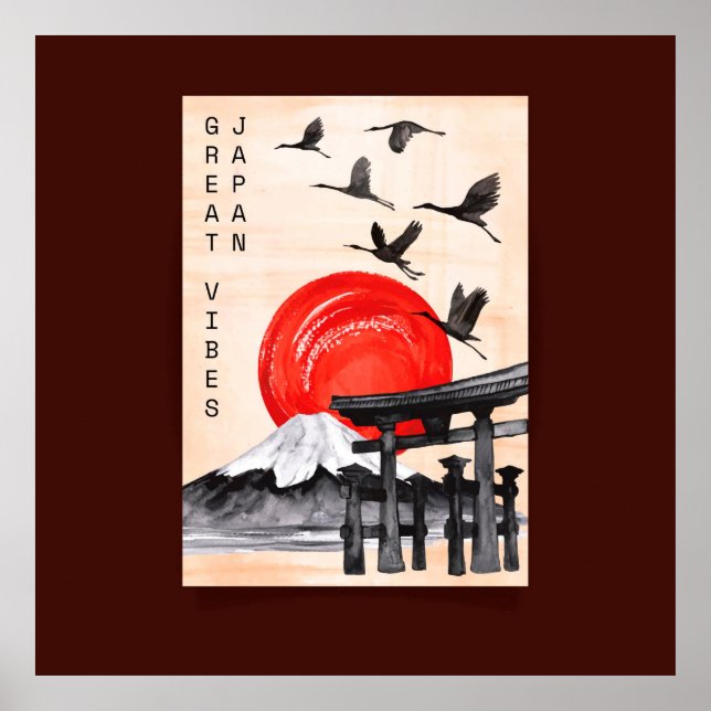 Underbara Vibes Japan Poster (Framsidan)