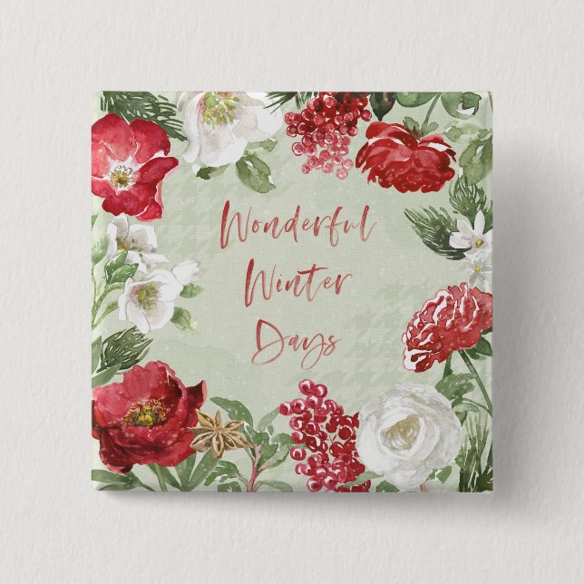 Underbara vinterdagar knapp (Framsida)