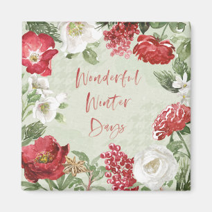 Underbara vinterdagar magnet