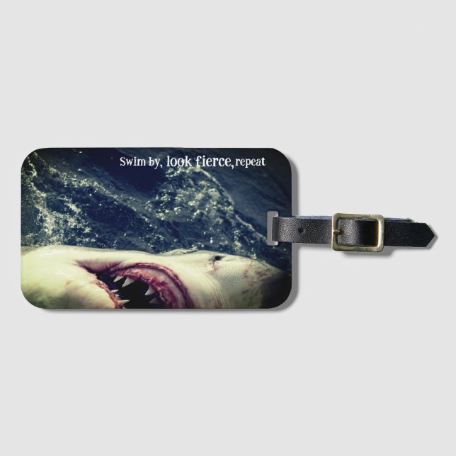 Underbara vita hajkäkar bagagebricka (Framsida horisontal)