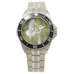 Underbara vita ört armbandsur