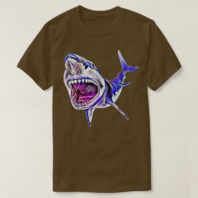 Underbara vithaj, motif-hajar321 t shirt (Design framsida)