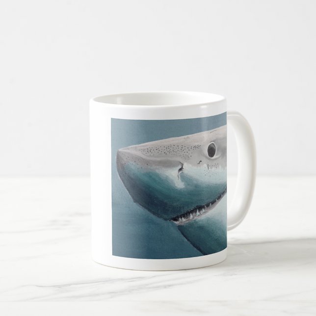 Underbara vithaj Mugg - Fins & kaffe (Skapare uppladdad)