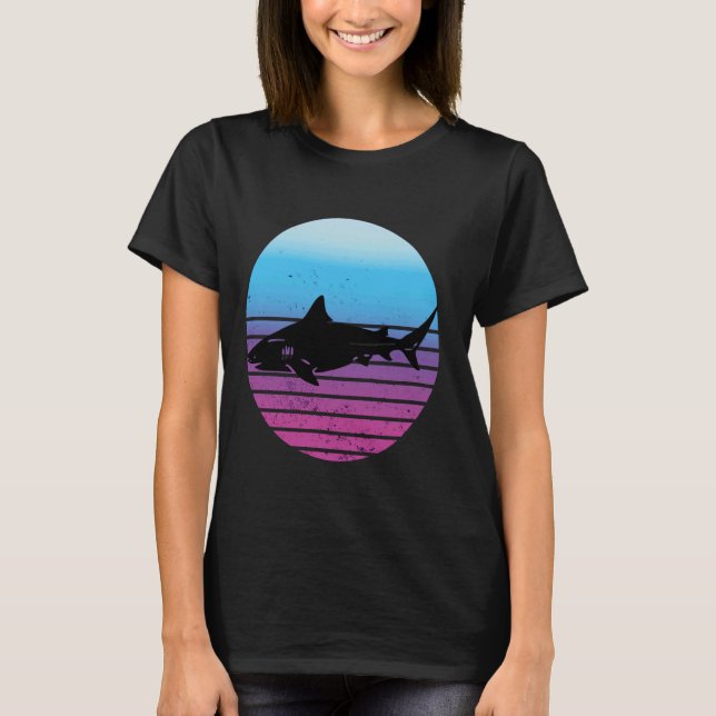 Underbara vithajhajar silhuetthajar A T Shirt (Framsida)