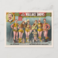 Underbara Wallace visar Vintage affisch 1898