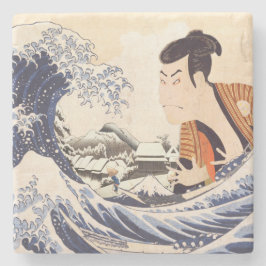 Underbara Wave Ukiyoe Collages Stenunderlägg