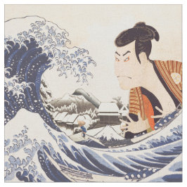 Underbara Wave Ukiyoe Collages Tyg