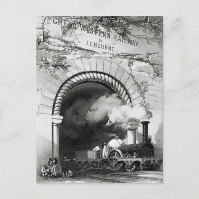 Underbara Westerna järnvägen, 1846 Vykort (Framsida)