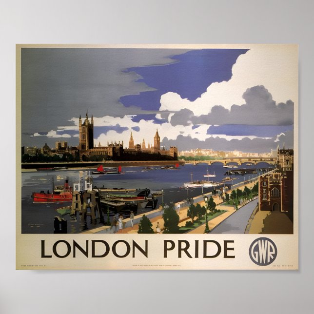 Underbara Westerna järnvägen - Pridet London Poster (Framsidan)
