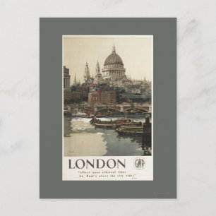Underbara Westerna järnvägen St. Paul's Travel Pos Vykort