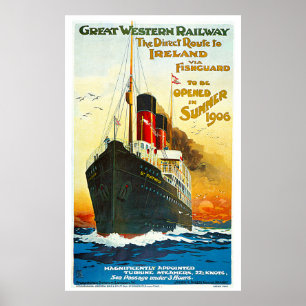 Underbara Westerna järnvägen, tillfartsväg till Ir Poster