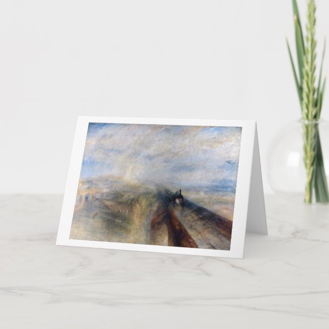 Underbara Westerna järnvägen, William Turner, 1844 Kort (Framsida)