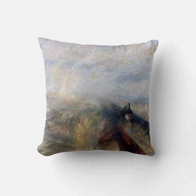 Underbara Westerna järnvägen, William Turner, 1844 Kudde (Framsida)