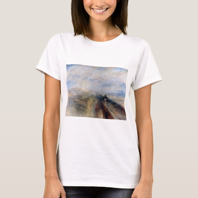 Underbara Westerna järnvägen, William Turner, 1844 T Shirt (Framsida)