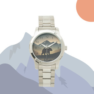 Underbara yttre Bergskäggsbältet Manar Armbandsur