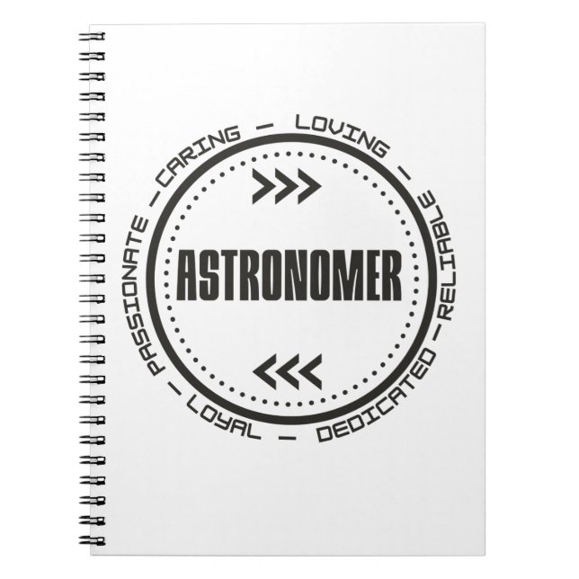 Underbarare astronomer anteckningsbok (Framsidan)