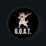 Underbarare av all tid (alias Funny Goat Dab Danci Knapp<br><div class="desc">Underbarare av all tid G.o.a.t. underbart Goat Dab Dancing Design</div>