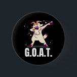Underbarare av all tid (alias Funny Goat Dab Danci Knapp<br><div class="desc">Underbarare av all tid G.o.a.t. underbart Goat Dab Dancing Design</div>